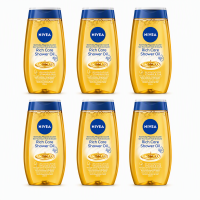 NIVEA Natuurlijke olie doucholie 200 ml (6 Pack)