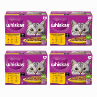 Whiskas maaltijdzakjes 12 x 85 g 1+ aromatische selectie gevogeltegenot*4