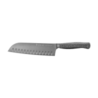 Wüsthof Performer Santoku Mes   17 cm, Zwart Damascus Staal