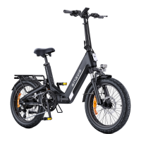 ENGWE L20 3.0 Boost elektrische fiets, met app, 48 V 13,5 Ah accu tot 135 km, koppelsensor en hydraulische remmen, 20 x 3,0 banden, oplaadtijd 2 uur   zwart