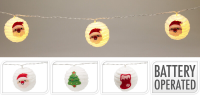 Koopman Lichtketting met LED lampen   10 Warme Witte Lampen, Willekeurige Assortiment