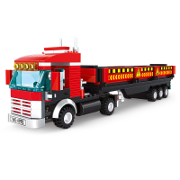 WANGE Zware vrachtwagen 323 stuks bouwstenenset voor hobbybouwers