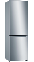 Bosch KGN33NLEB serie 2 vrijstaande koel vriescombinatie 176 x 60 cm metaal look, Total No Frost