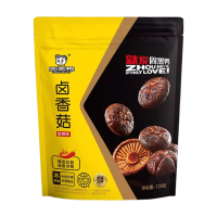 【Bestseller】Zhou Hei Ya Gestoofde Shiitake Paddenstoelen 128 g (Bevat 8 10 Kleine Zakjes)