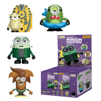 52TOYS Minions Serie Opwindbaar Beweegbaar Figuur Blind Box Trendy Speelgoed Universal Studios Merchandise Complete Set 4 Stuks Kans Op Verborgen Figuur