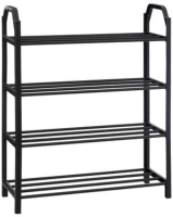 5Five Schoenenrek   Staand rek voor 8 paar   Zwart, 50 x 18,5 x 64 cm
