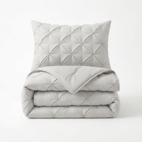 Sleeptime 2 in 1 Dekbed en Hoes Pintuck   Wasbaar Dekbed   200 x 200   Wit