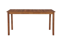 VidaXL Tuin tafel   Massief acaciahout, 150 x 90 x 74 cm, Bruin
