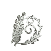 2 Bladeren, Bloemen en Gras Metalen Snijvormen Sjabloon voor DIY Scrapbook Decoratie DIY Reliëf Papieren Kaart