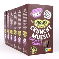 Holie's Crunchy Muesli Chocolate Chunks   6 x 400 g