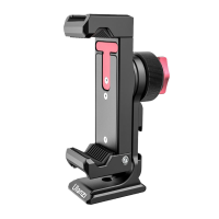 Ulanzi ST 27 aluminium smartphoneadapter voor statief, Arca Swiss snelkoppelingsversie met telefoonhouder, 1/4