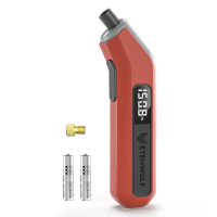 ETENWOLF T300 Plus Bandenspanningsmeter 200 PSI, Digitale bandenspanningsmeter met helder LED display, inclusief Presta ventieladapter (Levendig Oranje)