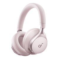 Soundcore Space One over ear koptelefoon   zachtroze