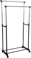 5Five kledingrek   metaal/kunststof, in hoogte verstelbaar (97 170 cm), zwart