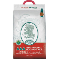 Groene Draak Geurende Thaise Jasmijnrijst 10 kg | Thaise Hom Mali | AAA