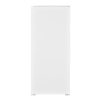 Wiggo 54 cm staande inbouwkoelkast wit energieklasse E