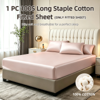 XLLX 1 st hoeslaken, 100s langstapelig katoen, volledig elastisch, glad en comfortabel, machinewasbaar, 180 x 200 cm, roze