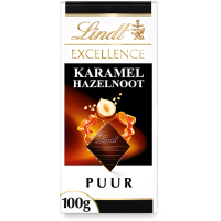 Lindt Excellence karamel hazelnoot   100 g