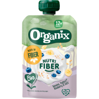 Organix Bio nutri fiber banaan yoghurt blauwe bes haver 12 m+