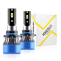 Roadsun 9006/HB4 superheldere koelwitte 6000K lampen, HB4 lichtlampen voor motorsport, met ventilator, eenvoudig plug and play, IP68, voor koplampen, nevellicht en spots