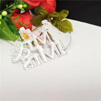 Mr Mrs Metalen Snijvormen Snijvorm Sjabloon Decoratie Scrapbook Kaart Knutselen