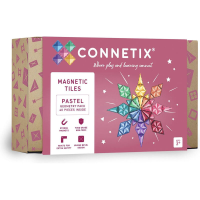 Connetix   Pastel Geometrie Pakket   40 Stuks (CT P 00040 GE)