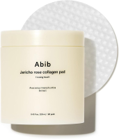ABIB Jericho Rose Collageen Pad Firming Touch, Koreaanse anti aging pads voor het gezicht met niacinamide, peelings, huidverzorging, 60 pads à 8,45 fl.Oz. Voedingsstoffen (Jericho Rose)