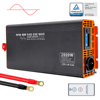 DATOUBOSS 12 V 2000 W continu vermogen 4000 W maximaal vermogen zuivere sinusomvormer PSW2000W