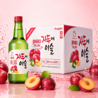 Jinro Soju Pruim 13% alc. 20 X 360 ml