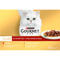 Gourmet Gold premium kattenvoer heerlijke kattensnack blikjes 12 x 85 g