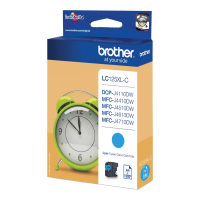 Brother LC 125XLC inktcartridge 1 stuk origineel cyaan