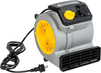 Vacmaster AM1202 Air Mover – Vloerventilator 124 W, 3 snelheden, luchtstroom 245 L/s, verstelbare kantelhoek, serieel koppelbaar tot 12 units, voor droging, koeling en ventilatie