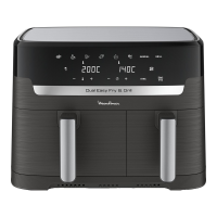 Moulinex EZ905B20 Airfryer met Dual Easy Fry & Grill functie, grijs