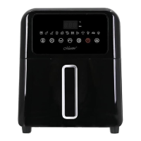 Maestro MR 757 Airfryer Hete Lucht Friteuse met Digitaal Touchscreen Zwart
