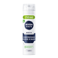 NIVEA Men Sensitive scheerschuim   bevat kamille en hydraterende vitamine E   scheerschuim voor gevoelige huid 250 ml