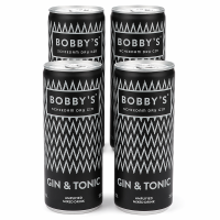 Bobby's Gin & Tonic – 4 x 250 ml