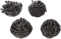 5Five RVS Schuurpads Set   4 stuks, Zilver