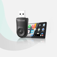 OTTOCAST Mini 2 in 1 Draadloze CarPlay/Android Auto Adapter, 5GHz WiFi, Automatische verbinding voor auto's vanaf 2016