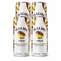Malibu Rum & Cola – 4 x 250 ml