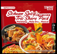 TOWORD pikante Sichuan trio deelverpakking 380 g x 3