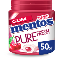 Mentos Pure Fresh Cherry Kauwgom   50 pcs