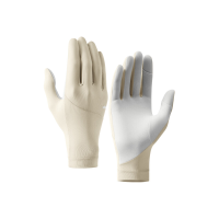 Beneunder zomer verkoelende zonbeschermende handschoenen AL360 unisex fietsen buitensporten   eikenasbeige   F (one size)