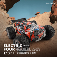 1:18 3 In 1 borstelloze elektrische 4WD monstertruck