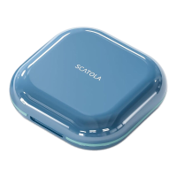 Kleine pillendoos, reis pillenorganizer, compacte pillendoos, pillenhouder voor handtas met 4 vakken, dagelijkse compacte reismedicijnhouder voor vitamines en medicijnen (blauw)