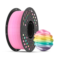 CAILAB 3D printer Filament PLA Regenboog Kleurverloop   Zijdeachtig Macaron