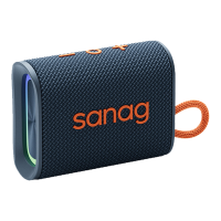 Sanag M13SIIProMax stoffen krachtige bas RGB IPX7 waterdichte draagbare draadloze Bluetooth luidspreker geweven stoffen hifi buitenluidspreker S M13SIIProMax PT Speaker Blue
