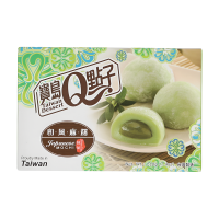 Q Brand Mochi in Japanse stijl, groene thee smaak, 210 g
