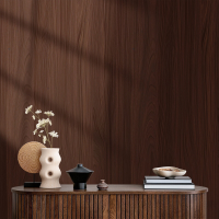 Murgall zelfklevend behang met houtnerfdesign in koffiebruin 60 x 508 cm 1 rol
