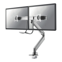 Neomounts NM D775DXSILVER monitorarm 10 32