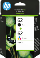 HP 62 originele inktcartridge N9J71AE 301 combo 2 pack